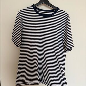 Lululemon organic classic fit t shirt Navy Striped Men's Shirt